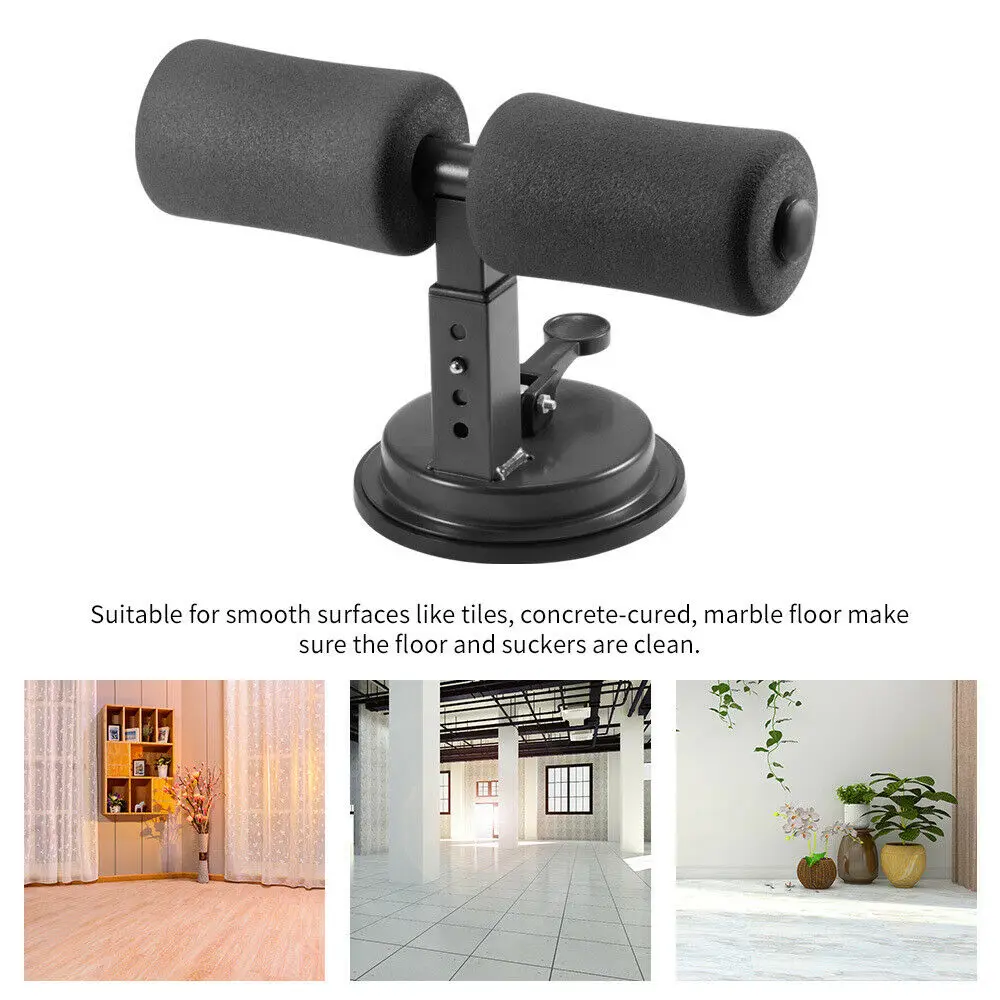 Fitness Suction Cup Sit-Up Cushion Sit Up Stand Bars Abdominal Core Strength Muscle Training Home Gym Body Shaping Building Bar | Спорт и