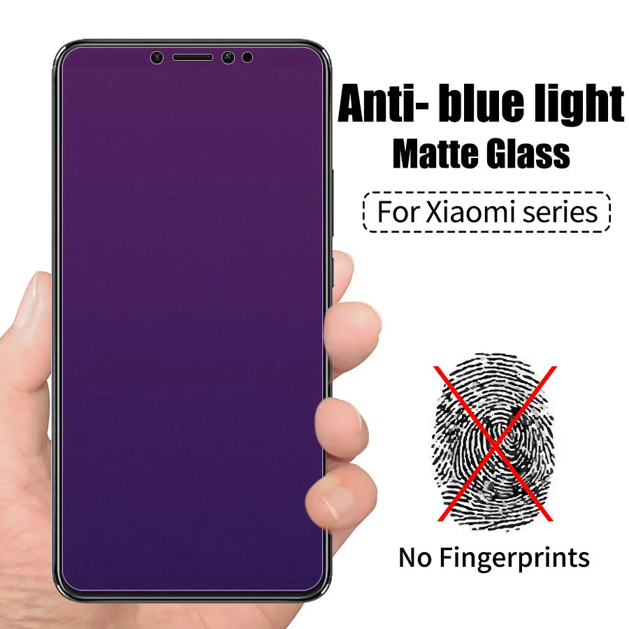 Анти синий свет УФ Закаленное стекло протектор экрана для Xiaomi mi Max 2 3 mi x 2 2S 3 матовое закалённое стекло пленка