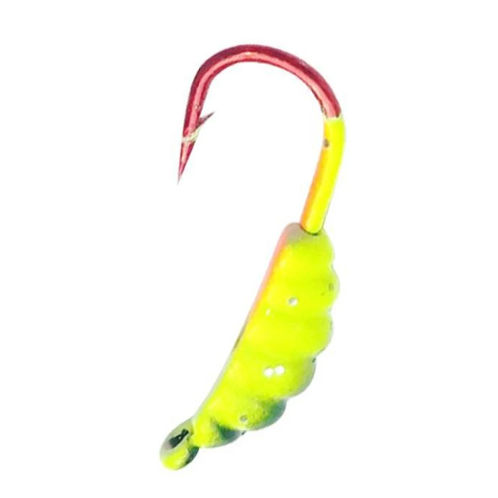 6 шт./компл. рыболовные крючки для льда 1,4 г свинцовые крючки жесткая ...