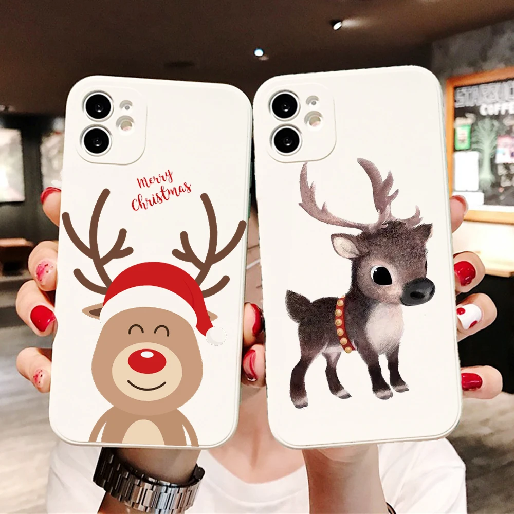 Чехол PUNQZY Merry Christmas Santa Claus для iphone 11 PRO MAX 6 7 8 plus 7s XS XR SE 2020 чехол из мягкого ТПУ с