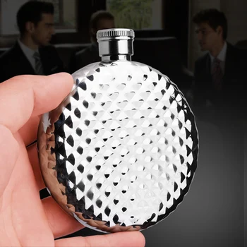

304 Stainless Steel Novelty Hip Flask Outdoor Flagon Pot Mini Portable Alcohol Container Wine Pot Kettle Funnel Groomsman Q
