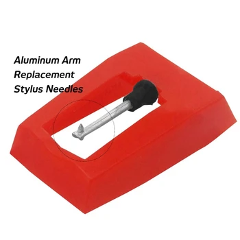

Vinyl Record Player Turntable Cartridge with Universal Replacement Stylus Needles for LP Phonograph Record Player