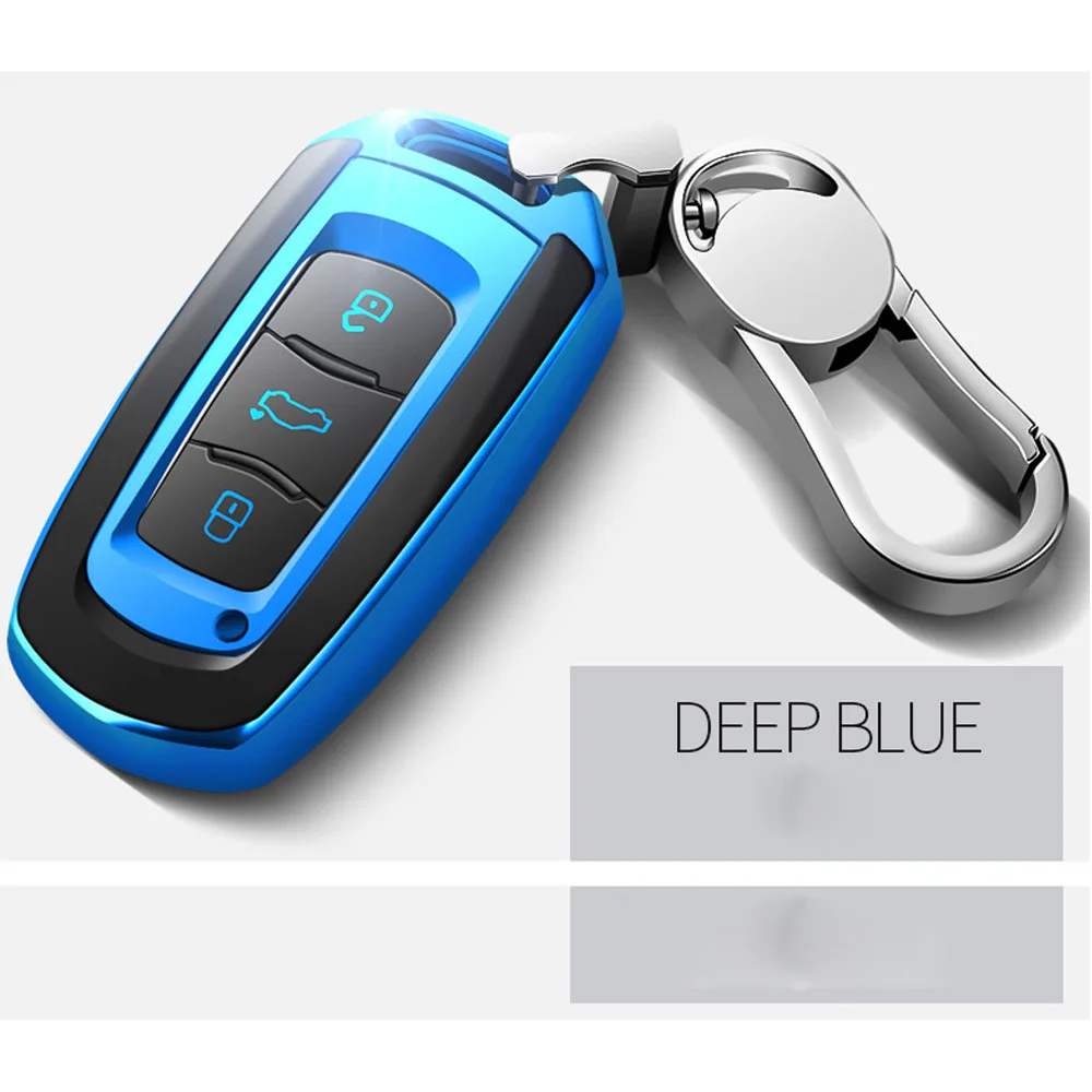 Чехол для ключей из ТПУ для Geely emgrand EC7 EC718 EC715 Global Hawk GX7, чехол для пульта дистанционного управления, чехол для кожи, защитный чехол для куртки
