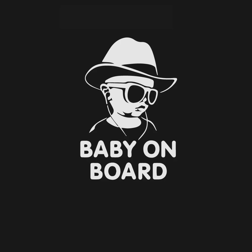 

Funny Baby on Board Car Sticker Funny Window Vinyl Decals Car Styling Self Adhesive Emblem Car Stickers Car Accessories