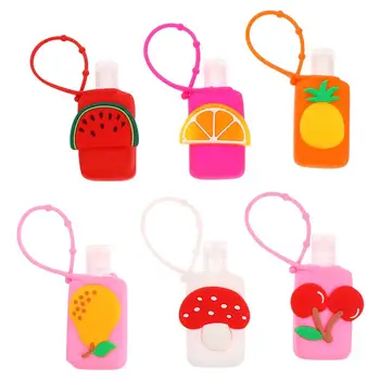 

6pcs/Set Portable Empty Bottle Cover Lotion Container Fruit Bottle Cover Cream Hand Lotion Bottle For Subpackage Storage Travel