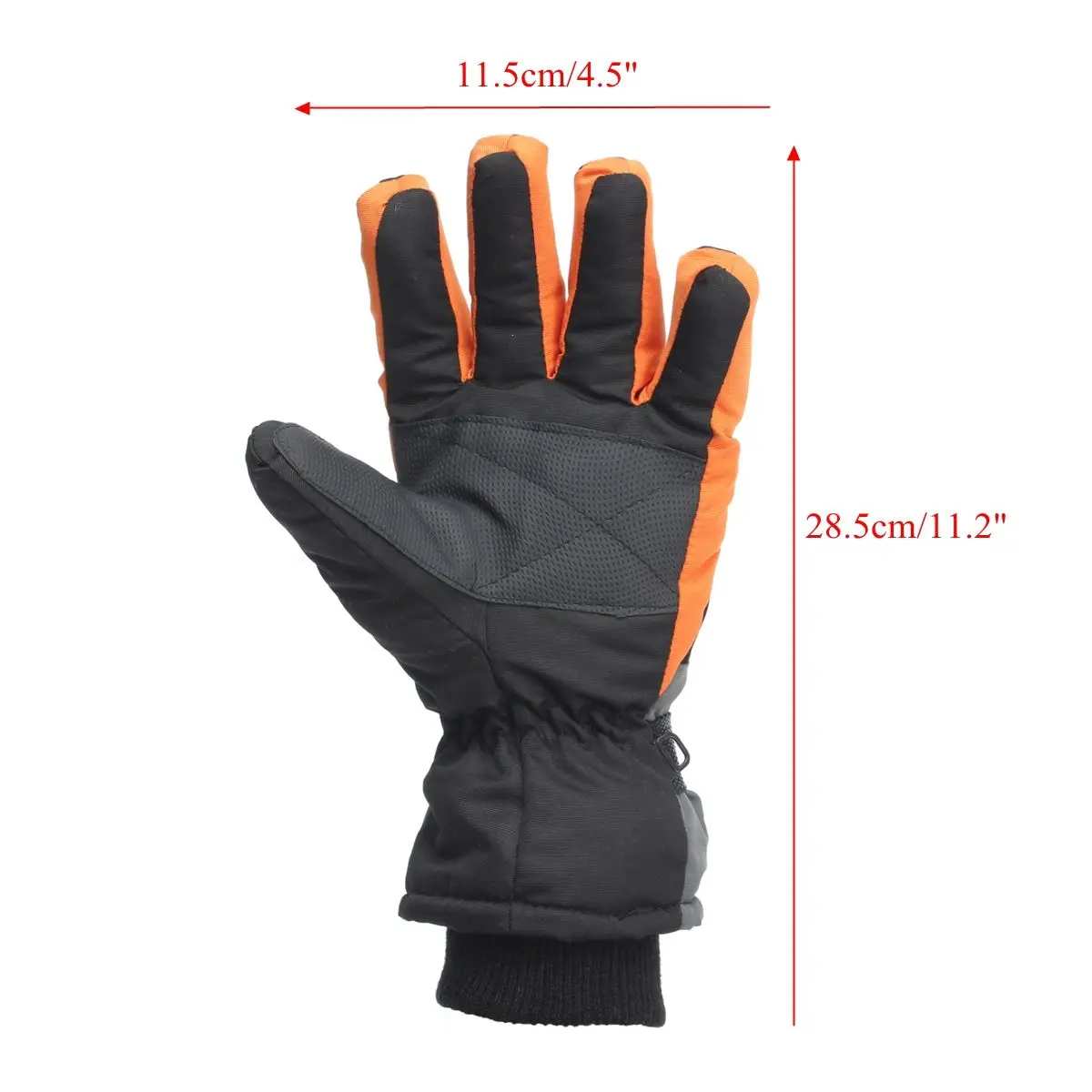 1 Pair Motorcycle Bicycle Snow Winter Outdoor Work 3.7V Electric Heated Gloves+2x2000MAh Rechargeable Battery Hands Warmer