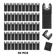 

50pcs/set Multi-functional Oscillating Saw Blades High Carbon Steel Cutter Discs Hand And Power Tool Accessories