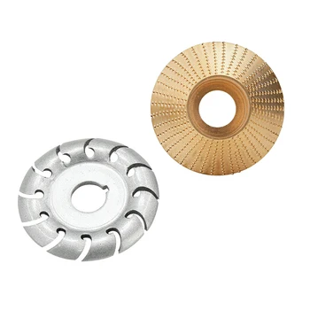 

65mm Wood Shaping Disc Wood Carving Disc 16mm Bore 12 Teeth Extreme Shaping Disc for 100/115 Angle Grinder Woodworking Tool
