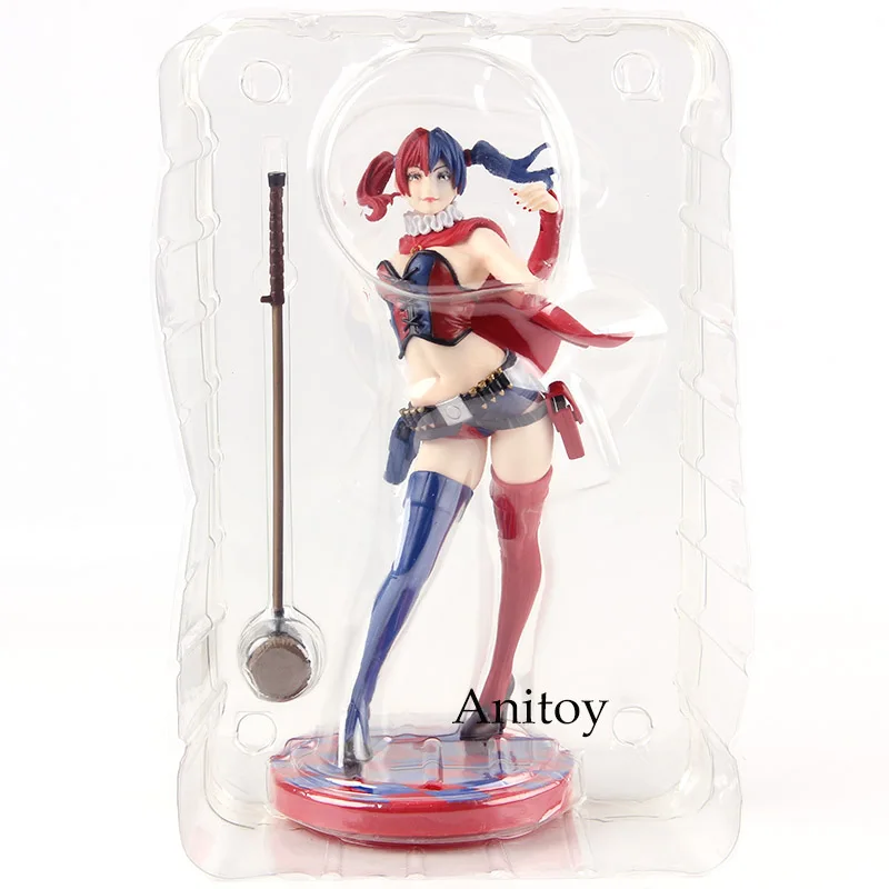 with box Bishoujo Статуя Фигурка Харли Квинн действие 52 Ver. ПВХ Коллекционная модель игрушки - Цвет: with box