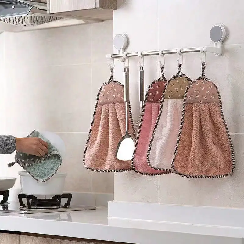 Kitchen Sink Dish Cloth Wipe Washing Cloth Rags Household Bathroom Super Absorbent Towel Cleaning Cloth