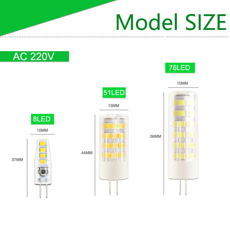 Светодиодная лампа GreenEye G9 осветительная светодиодная Е14 220 В 5 Вт 7 9 12 2835 SMD G4