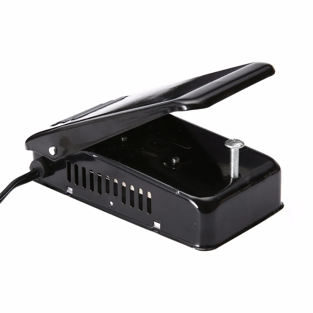 110W Universal Home Sewing Machine Motor Foot Pedal Controller Black 0.5A