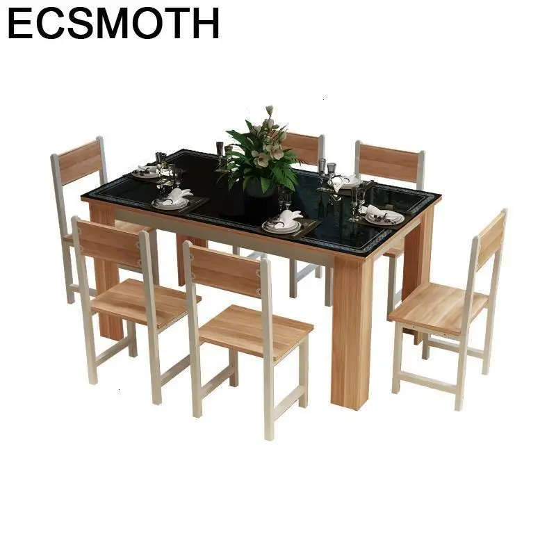 

Room A Langer Comedor Meja Makan Redonda Escrivaninha Set Comedores Mueble Dinning Wood Desk Mesa De Jantar Bureau Dining Table