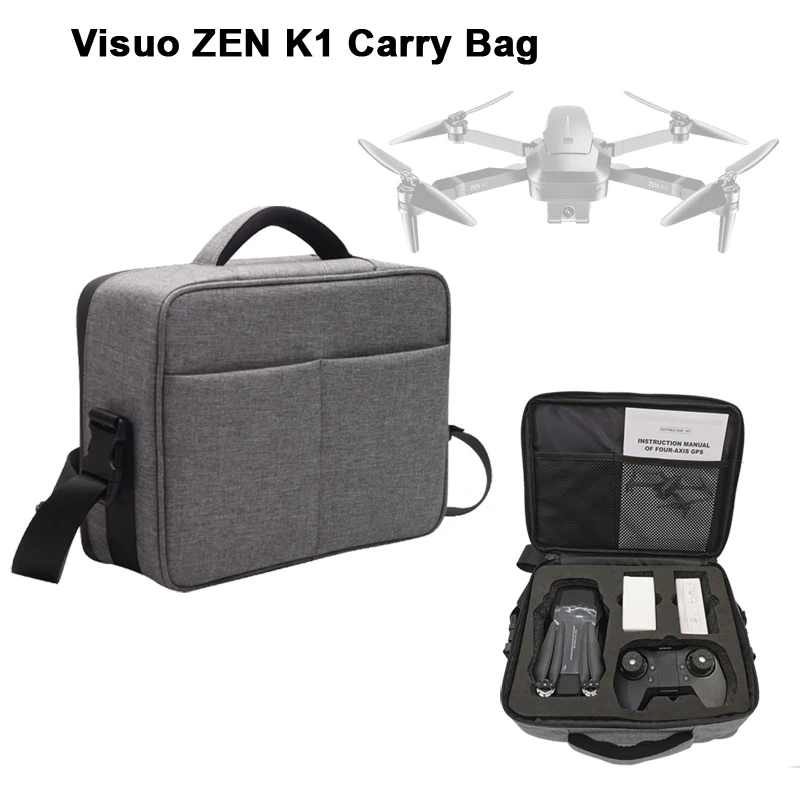 

Visuo ZEN K1 GPS RC Drone Spare Part Portable Bag Carry Case Storage Bag for K1 4K Camera 5G Wifi FPV Brushless RC Quadcopter