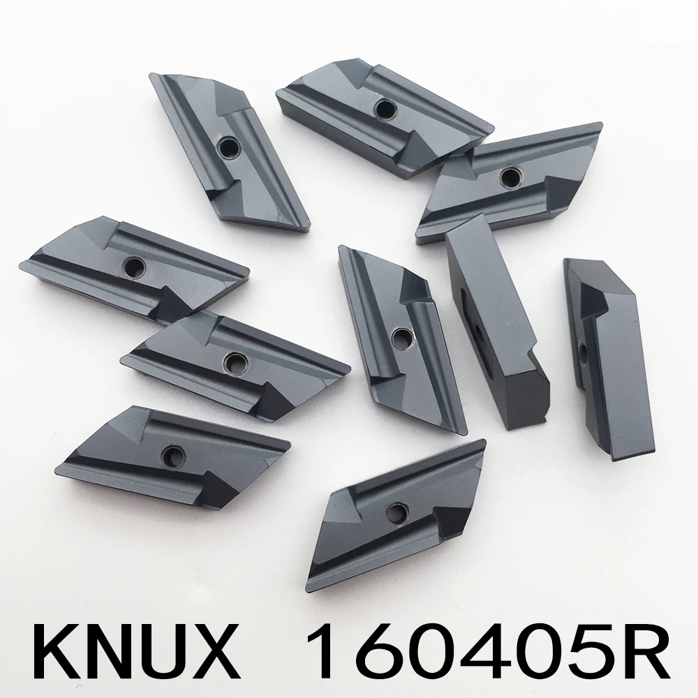 10 шт. KNUX 160405R KNUX 160405L грубые фрезерные режущие лезвия токарный станок с ЧПУ KNUX160405 лезвие обработки стали