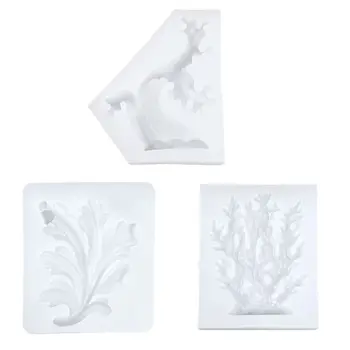 

Sea wave Coral Seaweed Ocean Theme Pendant Silicone Mold Resin Jewelry Making