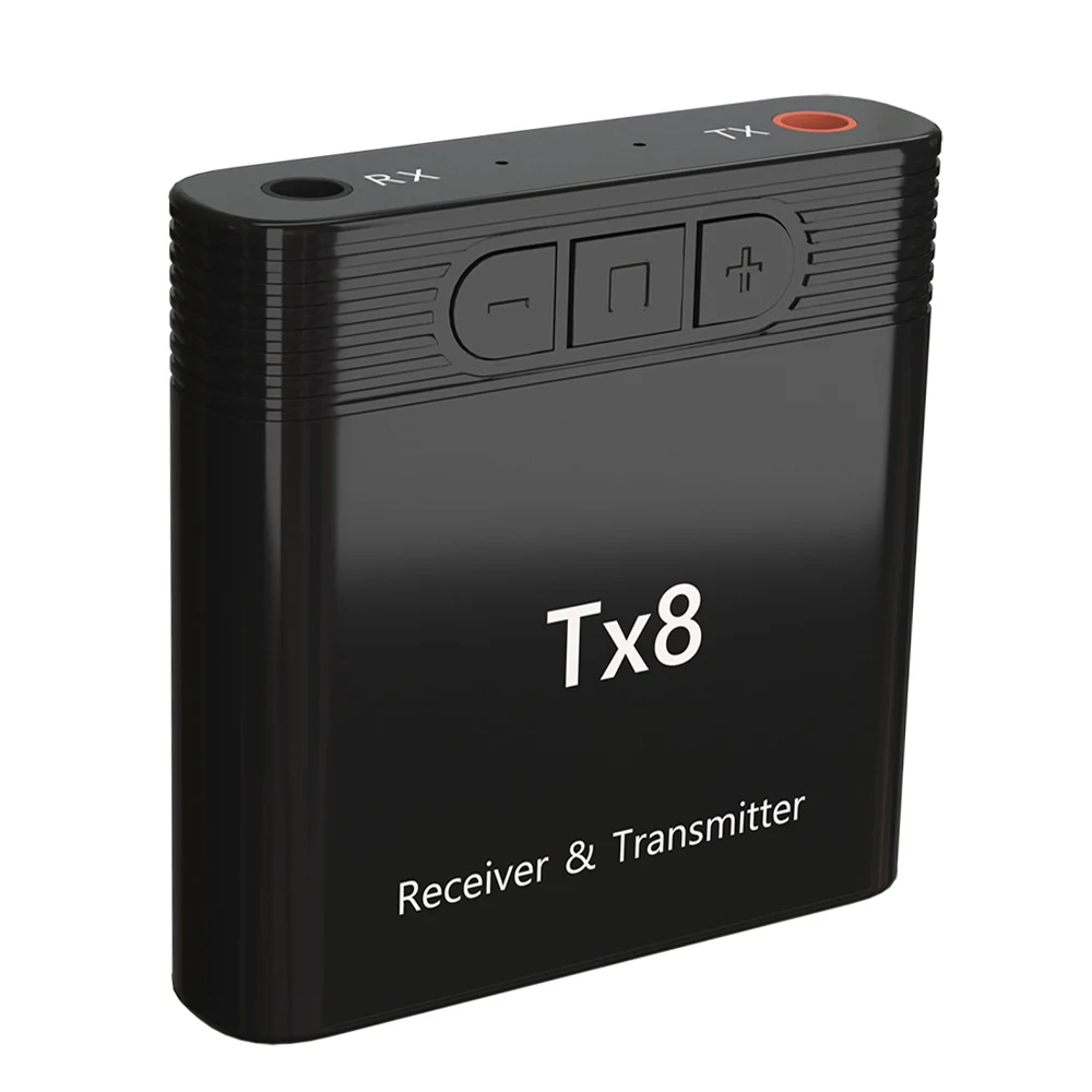 Tx8 2 в 1 Bluetooth 5,0 передатчик приемник аудио адаптер аудио передатчик и приемник для ТВ ПК наушники MP3 Воспроизведение музыки