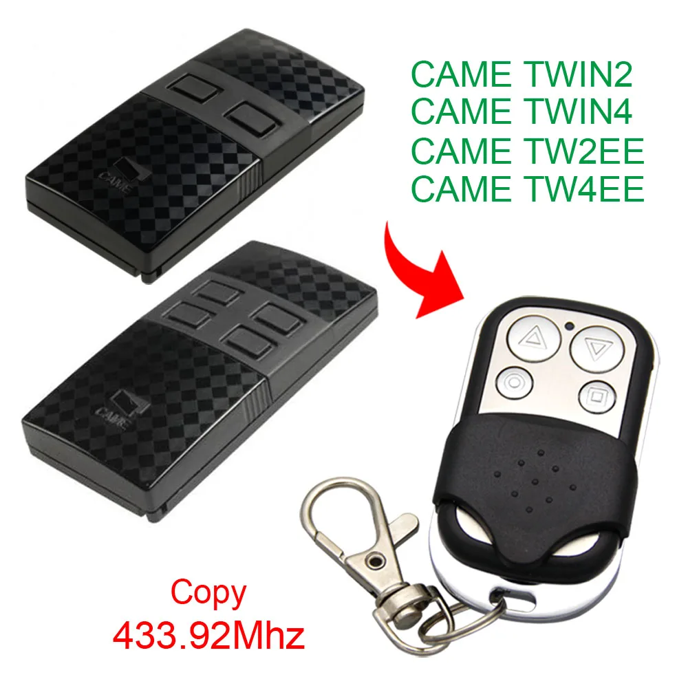 For CAME TWIN2 or TWIN4 Universal remote control transmitter fob 