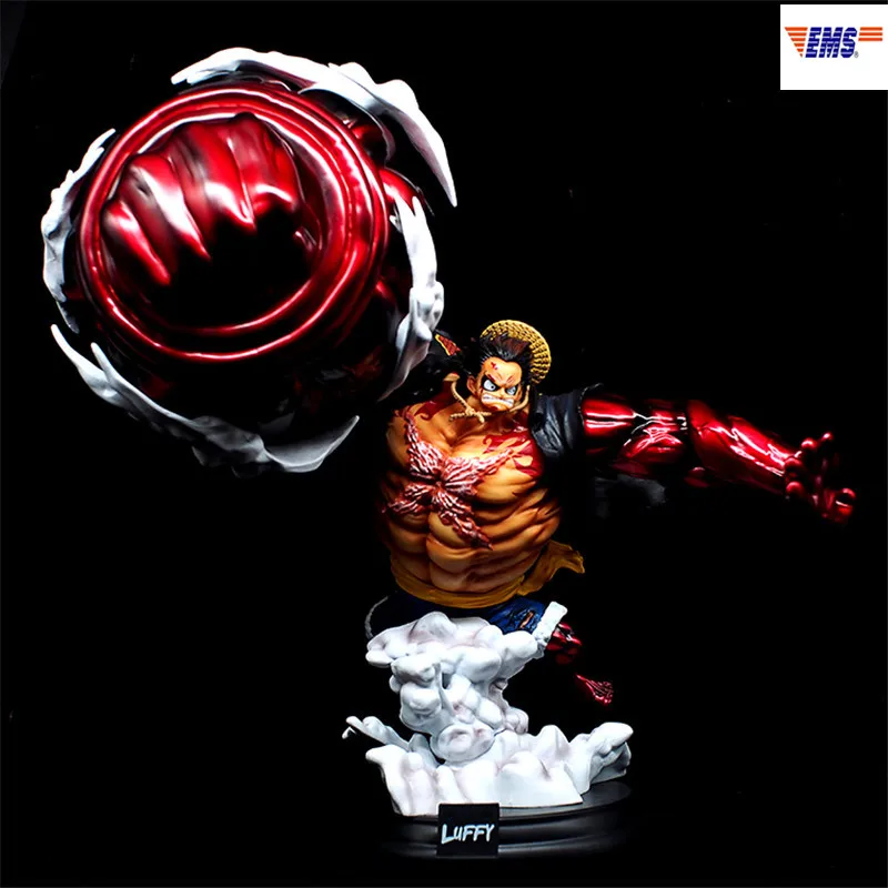 

39CM ONE PIECE Gear Fourth Snake Man Luffy Big Serpent Fist Scenes PVC Statue Action Figure Collection Model Toy X2831