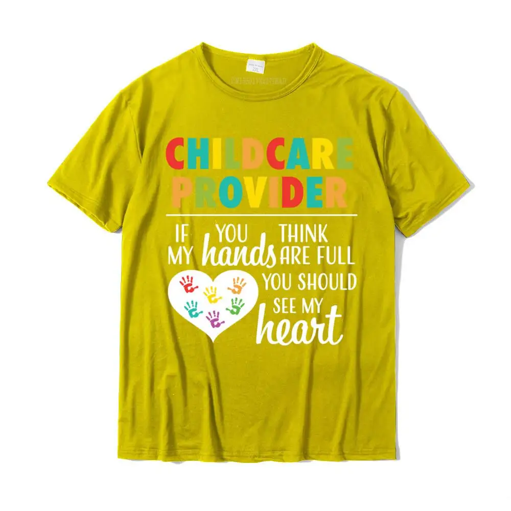 Normal T Shirt 2021 New Fashion Short Sleeve Group 100% Cotton Round Neck Adult T Shirt Normal Tee Shirts Lovers Day Childcare Provider Hoodie Appreciation Gift Daycare Hoodie Pullover Hoodie__MZ14681 yellow