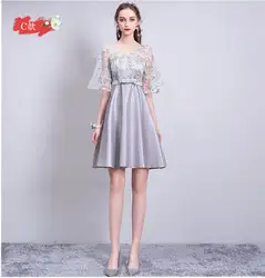 Vestido Azul Marino короткое платье с v-образным вырезом бордовое атласное платье подружки невесты для свадебной вечеринки для женщин сексуальное