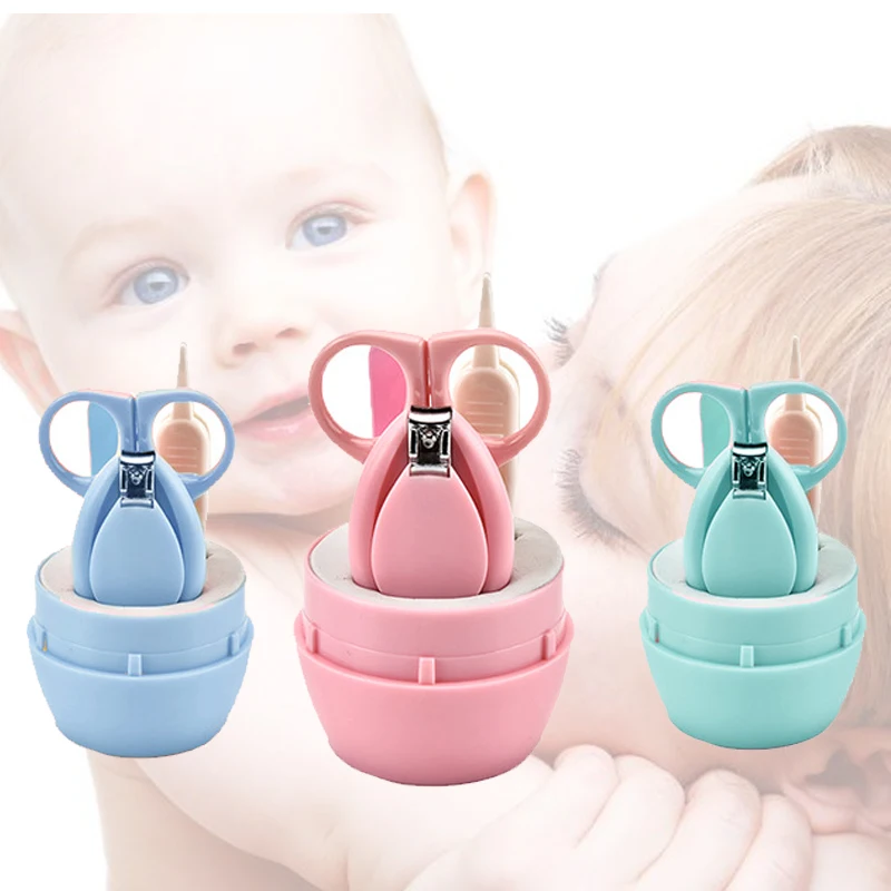4 Pcs Newborn Nail Care Kids Baby Nail Trimmer Cutter Health Care For