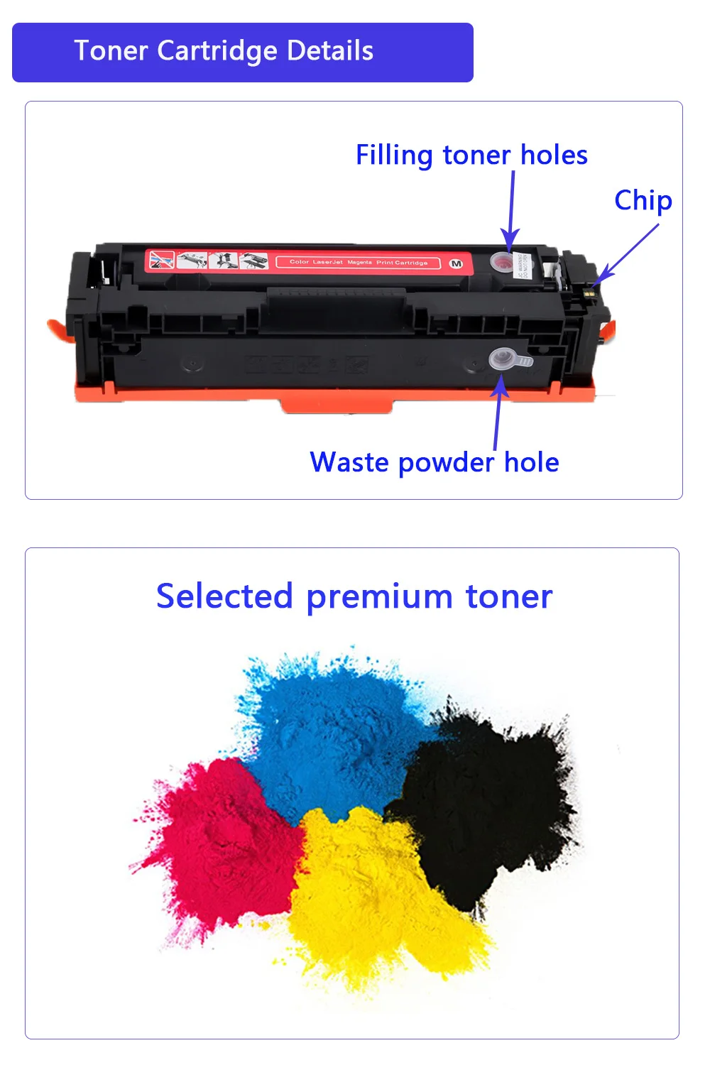 para o cartucho do toner de cf410a