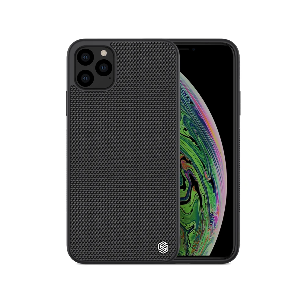 NILLKIN для Apple iPhone 11 Pro Max чехол текстурированный нейлоновый волокно Жесткий ПК панель+ TPU рамка задняя крышка чехол для Apple iPhone 11