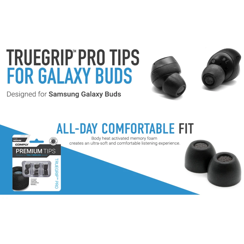 Wireless Earbuds Foam Ear Tips For Galaxy Buds Pro COMPLY TRUEGRIP
