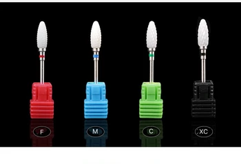 

1pc/set Nail Polish Ceramic Sander Head Electric Grinding Machine Bullet Parts Sterilizing Nail Removing Environmental D191