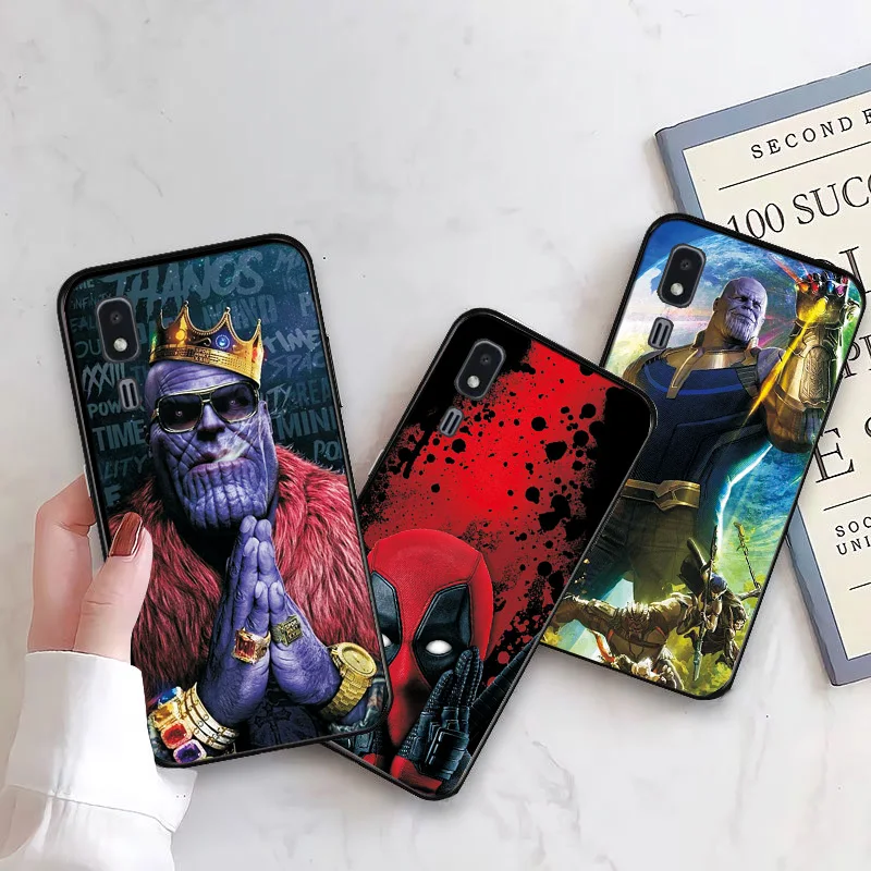 Чехол для телефона samsung A2 Core A6 2018 A6Plus A9 A10 M10 A20E A20 A30 чехол Чехлы танос матовый