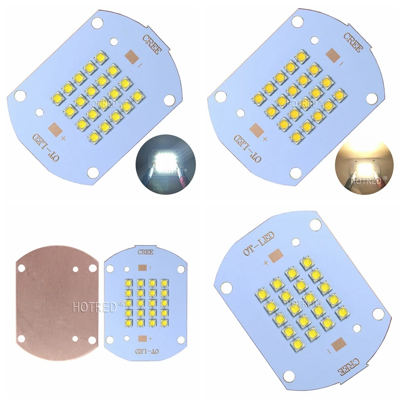 Cree XLamp XP G2 XPG2 50 Вт 100 Led белый/теплый белый Высокая мощность Светодиодная лампа