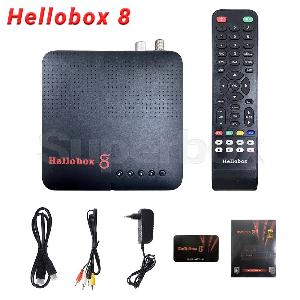 Hellobox 8 Built-in Wifi Dvbplayer Hellobox8 Auto-powervu Wifi ...