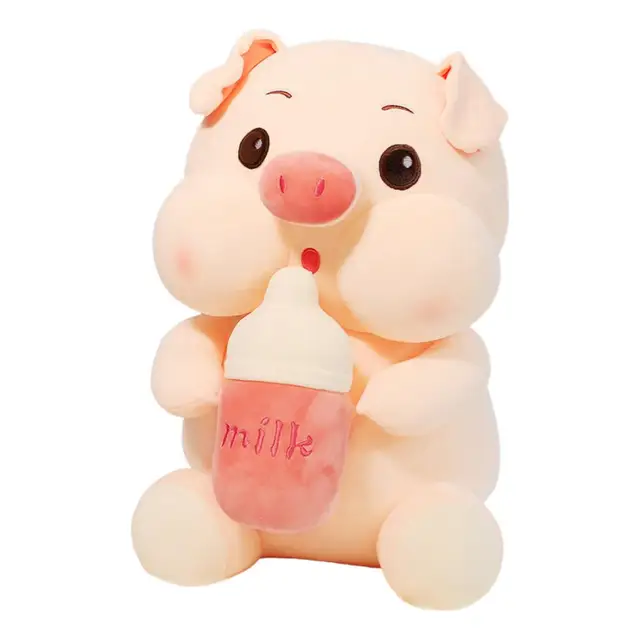 45cm Cute Fat Angel Pig Plush Toys Stuffed Animal Dolls Baby Piggy Kids Appease Pillow For Girls Birthday Chrismas Gifts