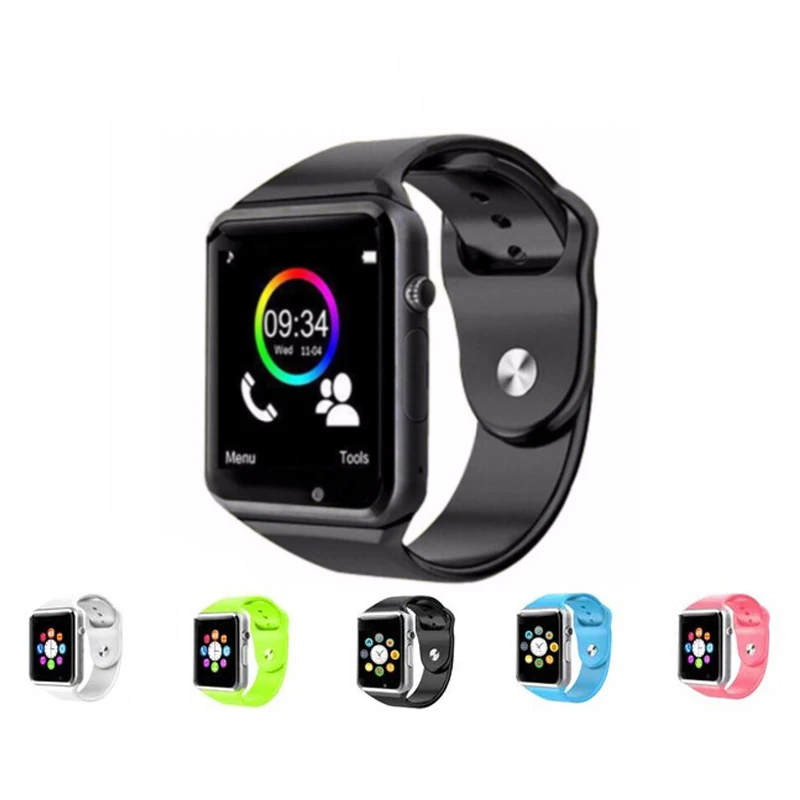 

A1 Smart Watch Bluetooth Sports Pedometer With SIM Camera Color Screen Multi-function Waterproof Clock Smart Band Call Smart Bracelet