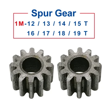 

1 Piece spur Gear 1M12/13/14/15/16/17/18/19T rough Hole 6mm pinion gear 45#carbon steel Material motor gear Total Height 10mm
