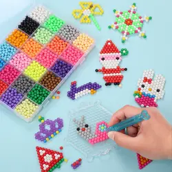 Diy игрушки для детей волшебные водяные бусины для детей для создания браслета своими руками Набор ручного изготовления 3D головоломка