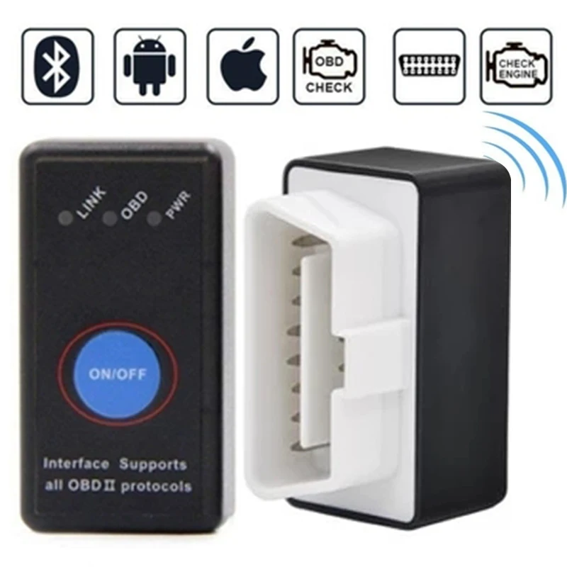

Super Mini Bluetooth Car Diagnostic Tool Elm327 Bluetooth OBD2 V1.5 Elm 327 V 1.5 OBD 2 Auto Adapter Code Readers & Scan Tools