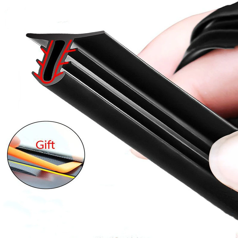 Car Sealing Strips Universal Dashboard Sound Insulation Rubber Dust-proof 1.6M For Car SUV MPV Auto Interior Accessories