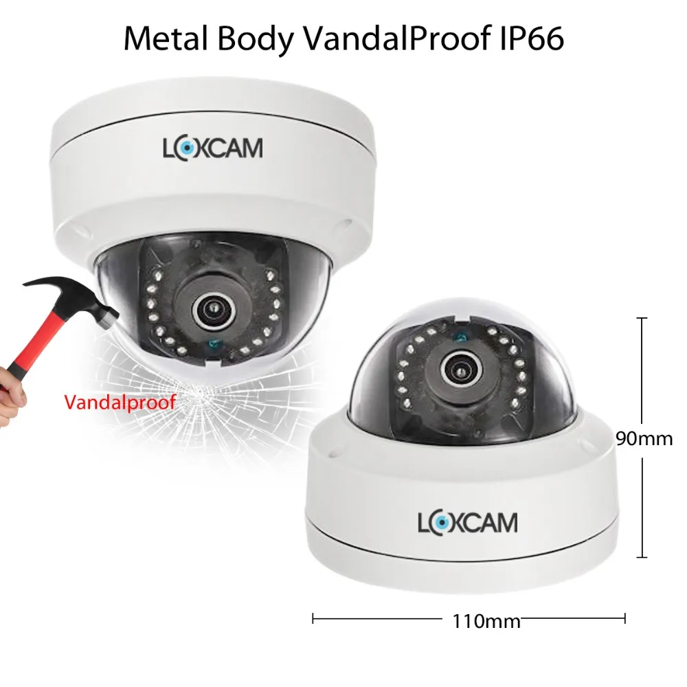 LOXCAM 5MP Ultra HD 8CH DVR комплект H.265+ CCTV камера система безопасности 5MP CCTV система наружного ночного видения комплект видеонаблюдения