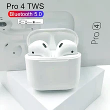 Mini Pro 4 TWS Bluetooth Headphones Hi-Fi Wireless Headsets In-Ear Stereo Earbuds Hands-Free Headset For All Smart Phone