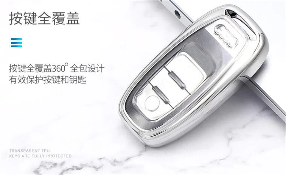 Cover per chiave/telecomando per Audi A1 A3 A4 A5 A6 A7 A8 Quattro Q3 Q5 Q7 2009 2010 2014 2012 2013 2015 2011 accessori 12 Cover per chiave/telecomando per Audi A1 A3 A4 A5 A6 A7 A8 Quattro Q3 Q5 Q7 2009 2010 2014 2012 2013 2015 2011 accessori - Hce31c80624df422fa23407f60b3b40deY