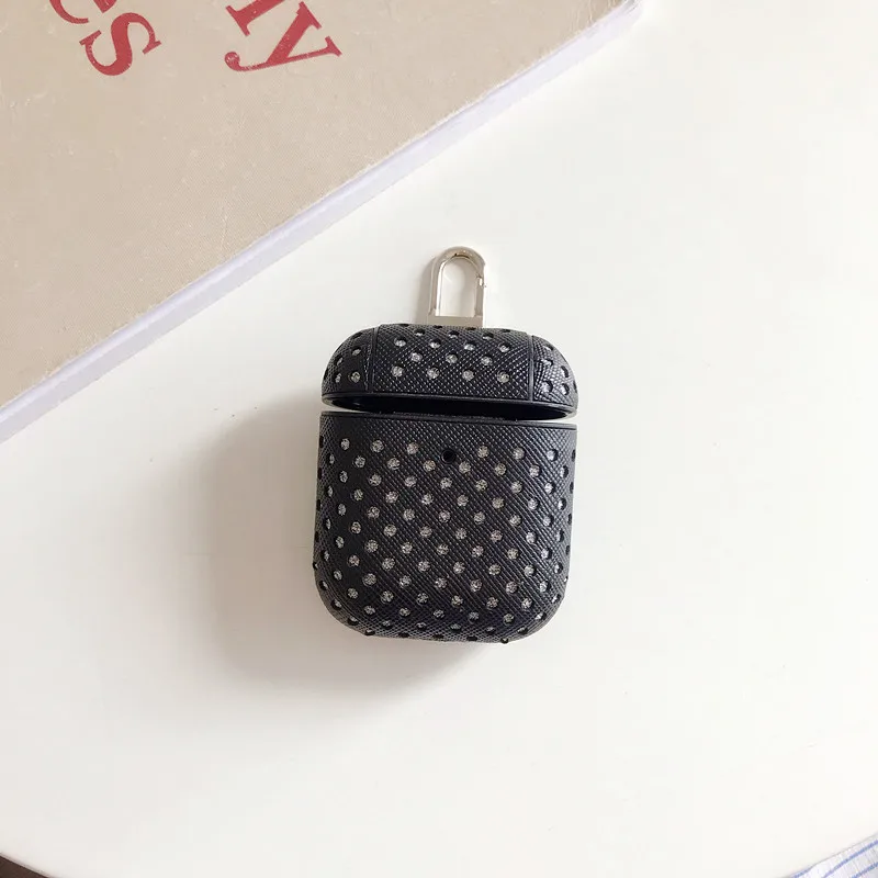 Чехол для наушников в горошек с графическим рисунком для Apple Airpods чехол 1 и 2 противоударный защитный чехол