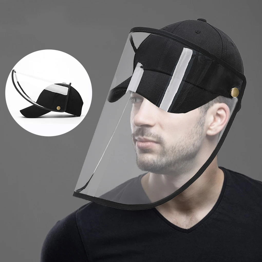 

Hot Sale Full Face Hat Detachable Shield Screen Mask Fisherman Cap