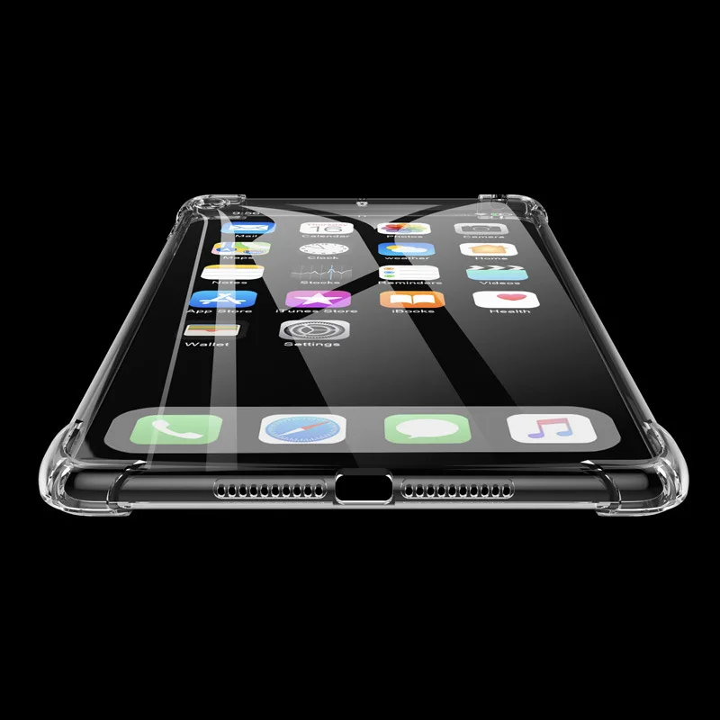 Для iPad mini 5 Чехол Мягкий чехол из термополиуретана и силикона для iPad mini5 анти-трещина Высокий прозрачный чехол A2133 A2124 A2126 A2125 Funda
