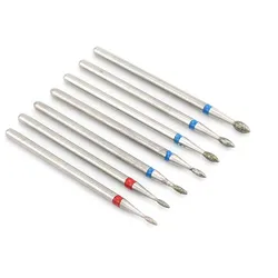 Diamond Nail Drill Bit Set - 7PCS Electric Manicure Rotary Cuticle Cleaners (NO6)