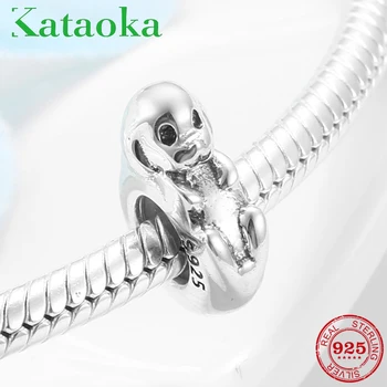 

Meek Labrador Animal Dog Spacer Stopper with Silicone 925 Sterling Silver Bead Fit Original European Bracelet Bangles Jewelry