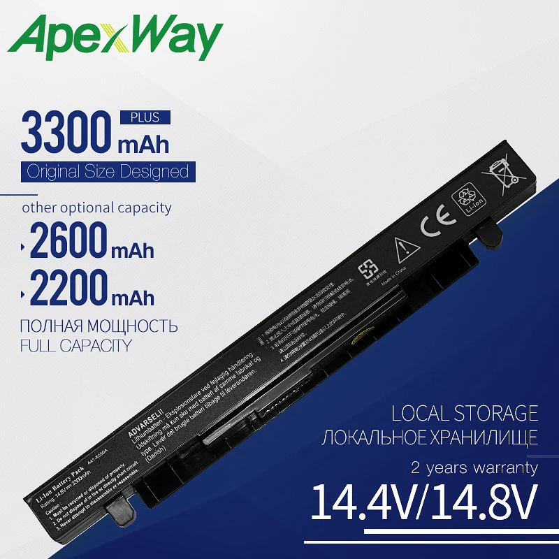 New Laptop Battery A41 X550A For Asus A450 A450C A450CA A450L A550
