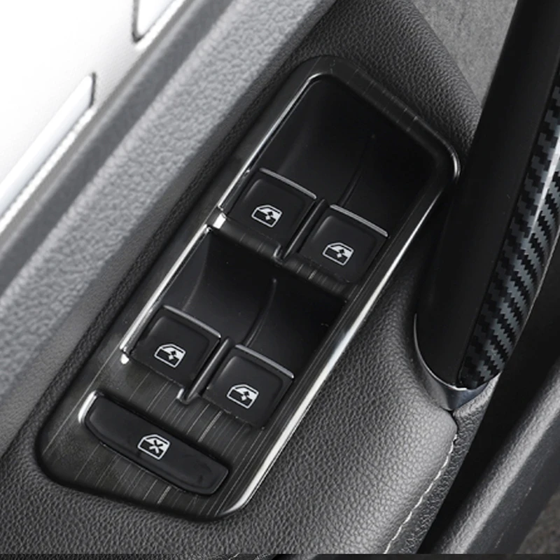 Gelinsi для Volkswagen Golf 7 Golf 7,5, автомобильный стиль, дверь, ворота, окно, кнопка подъема, переключатель, панель, крышка, наклейка, аксессуары для интерьера