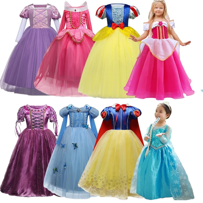 kiz elbise cadilar bayrami cosplay kostum prenses elbise cocuklar icin dogum gunu partisi elbiseleri cocuk noel giysileri 6 8y
